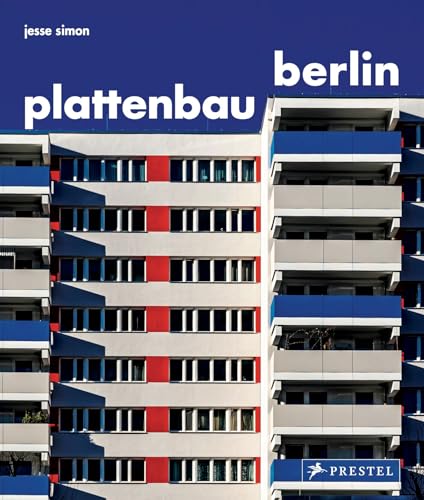 Book cover featuring colorful, repetitive facade of East Berlin Plattenbau buildings.