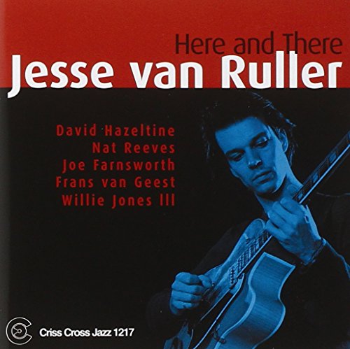 Jesse van Ruller album cover: man playing guitar, orange and black background, artist and title text.