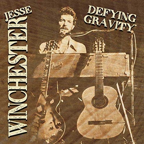 CD cover for Jesse Winchester’s “Defying Gravity” featuring a portrait.