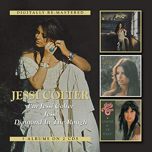 Jessi Colter three-album CD collection cover art featuring portraits of the artist.