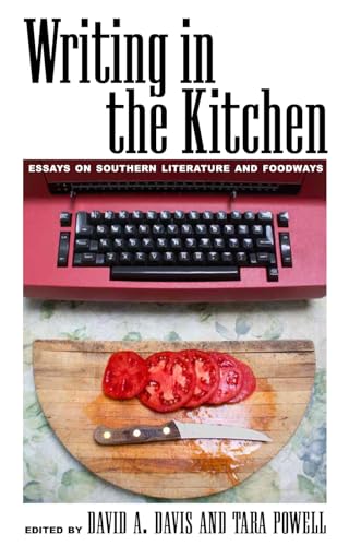 Book cover: typewriter with sliced tomatoes on a cutting board.