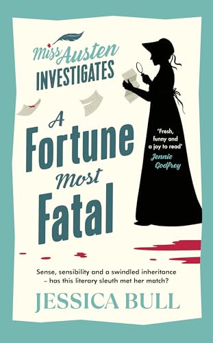 Book cover featuring a silhouette of a woman with a magnifying glass and text.