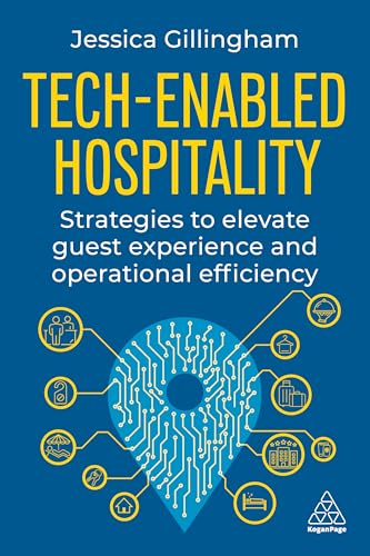 Book with tech and hospitality themes on cover, likely with a professional or business design.