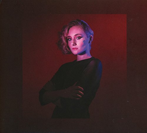Jessica Lea Mayfield album cover, portrait of a woman in red lighting.