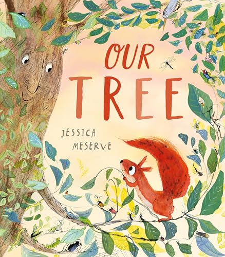 Book cover: a tree with animals, including a squirrel and insects.