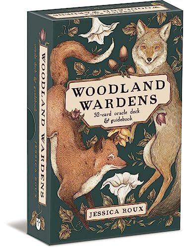 Box set featuring two illustrated foxes on a dark green background with floral motifs.