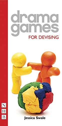 Book cover: “Drama Games for Devising” with colorful plastic figures.