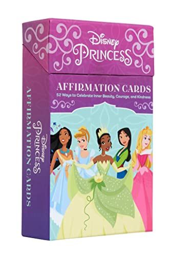 Box of Disney Princess affirmation cards featuring six illustrated princesses.