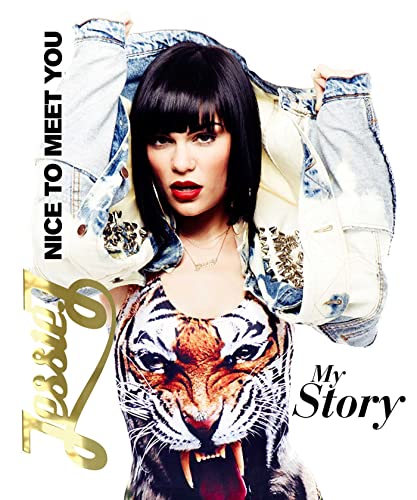 Book cover featuring Jessie J in a denim jacket and tiger-print top.