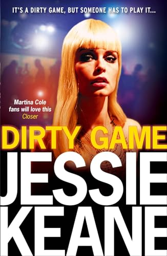 Book cover featuring a blonde woman with dramatic makeup, titled "Dirty Game.