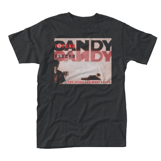Black t-shirt with album cover art for The Jesus and Mary Chain.