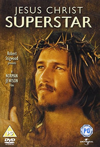 “Jesus Christ Superstar” DVD cover featuring a man with a crown of thorns.