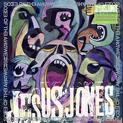CD cover for Jesus Jones’ “Some Of The Answers” with abstract art.