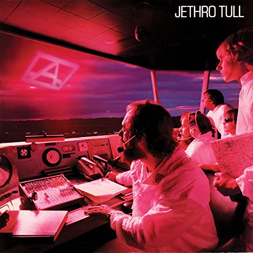 Jethro Tull album cover: people in a control room, red and purple tones.