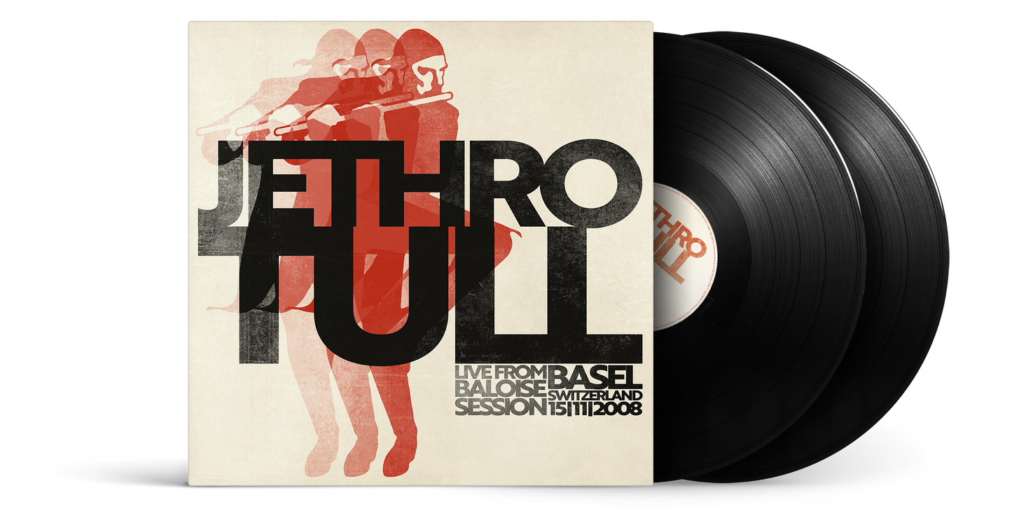 Jethro Tull vinyl record with red and beige cover art.