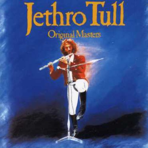 Jethro Tull album cover featuring a man playing a flute.