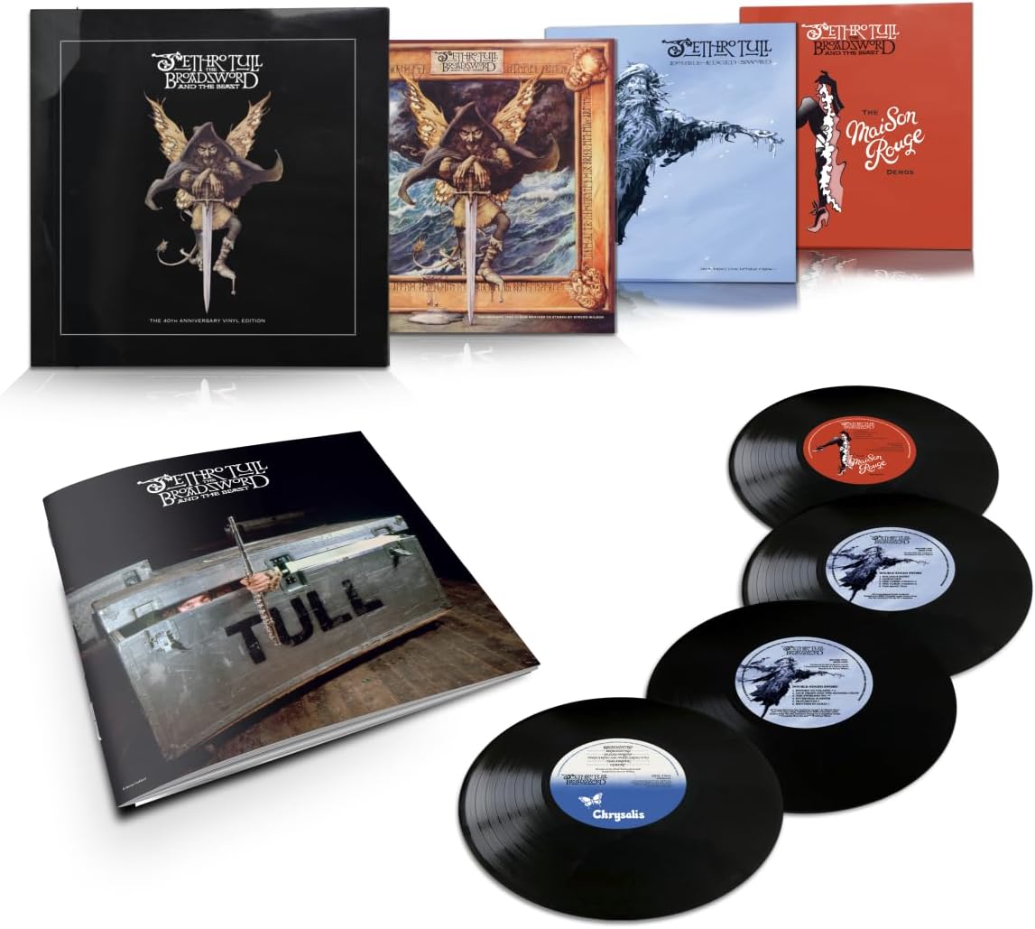 Jethro Tull’s “Broadsword And The Beast” limited edition 4LP vinyl record set.