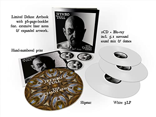 Jethro Tull "The Zealot Gene" deluxe vinyl box set with artwork and discs.