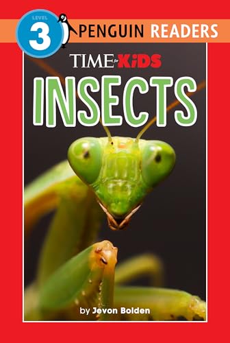 Book cover featuring a close-up of a green praying mantis.