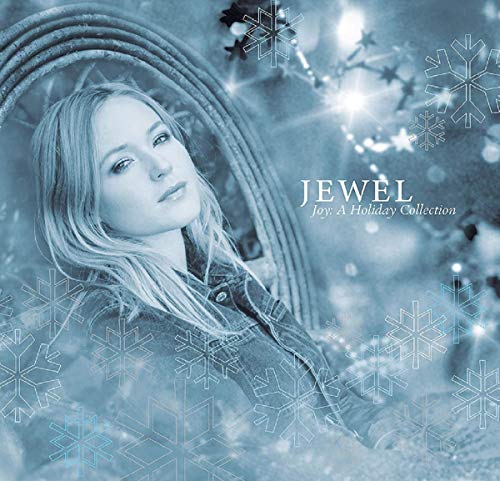 Jewel album cover, “Joy: A Holiday Collection,” with winter snowflakes.