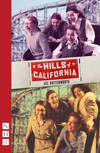 Book cover featuring people on a rollercoaster, titled "The Hills of California".