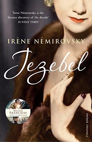 Book cover: "Jezebel" by Irène Némirovsky, featuring a woman in fur.
