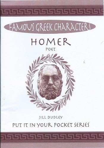 Book cover featuring a portrait of Homer, ancient Greek poet.