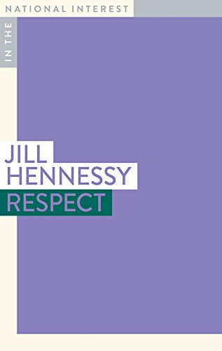 Book cover: purple background with white text "Respect" by Jill Hennessy.
