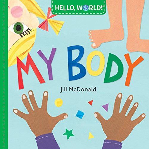 Book cover with colorful illustrations of hands, feet, and body parts.