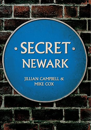 Book cover: blue plaque with “Secret Newark” and author names.