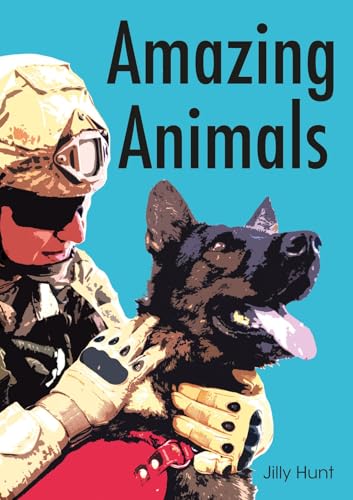 Book cover featuring a military person with a working dog.