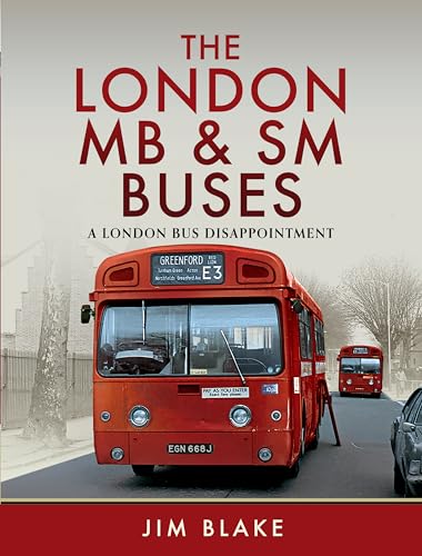 Book cover featuring a vintage red London bus on a street.