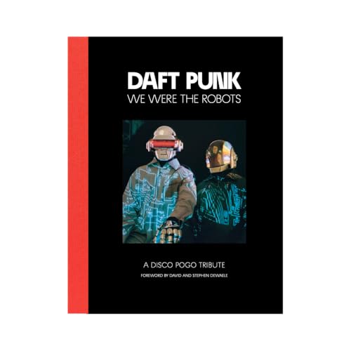 Image of a book with Daft Punk tribute and robotic theme on the cover.