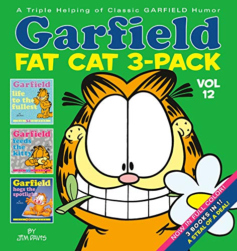 Cover of "Garfield Fat Cat 3-Pack #12" featuring the orange cartoon cat.