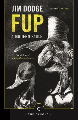 Book cover featuring a sketch of an old man in a hat and a duck.