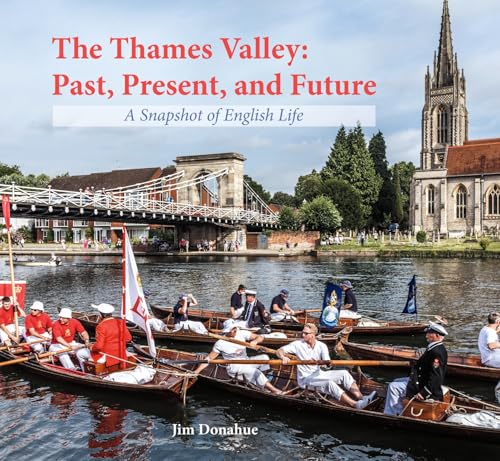 Book cover featuring rowers on the Thames near a bridge and church.