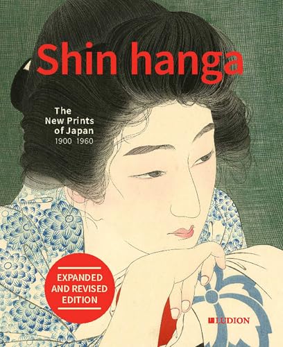 Book cover featuring a Japanese woman in traditional dress, Shin hanga style.