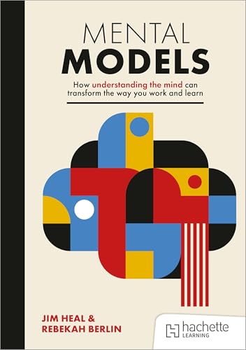 Book cover: "Mental Models" with abstract geometric brain illustration.