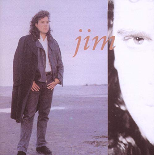 CD cover featuring Jim Jidhed in a coat, with a partial face overlay.