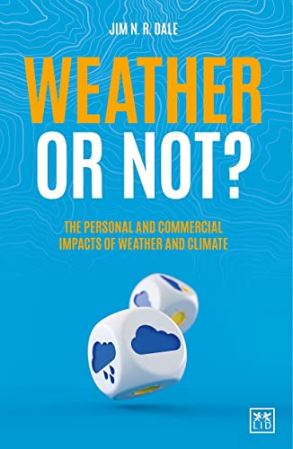 Book cover: "Weather or Not?" with dice showing cloud symbols.