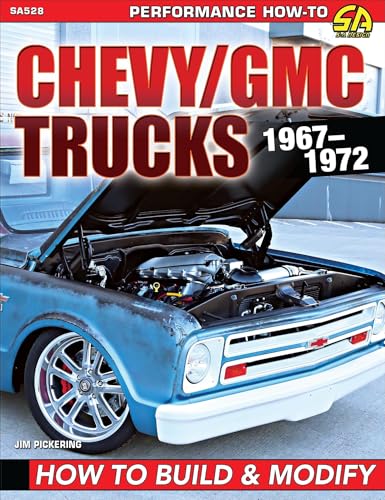Book cover: blue classic Chevy/GMC truck with open hood, engine visible.