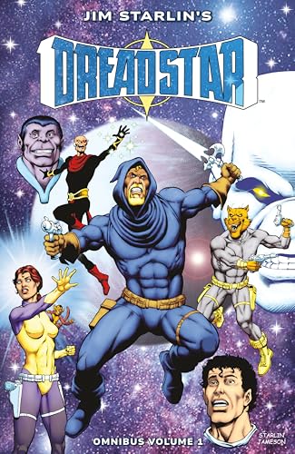 Comic book cover featuring Dreadstar and his team against a starry space background.