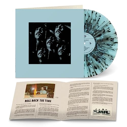 Jim Sullivan's "U.F.O." vinyl LP with marbled blue record and gatefold sleeve.