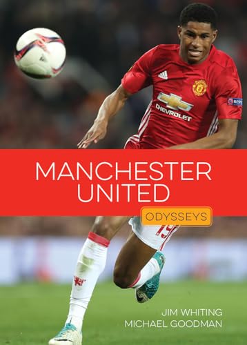 Marcus Rashford in Manchester United uniform on book cover.