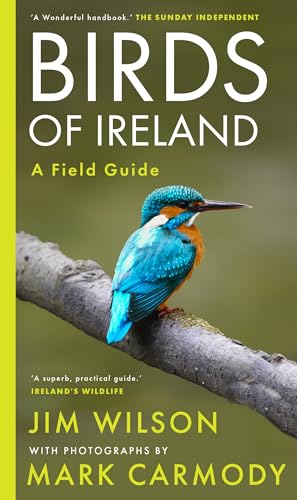 Book cover: "Birds of Ireland" featuring a kingfisher on a branch.