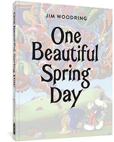 Book cover with colorful floral design and illustrated figures.