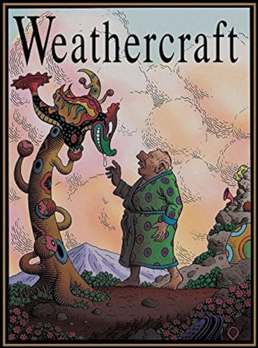 Book cover: "Weathercraft" with illustrated dragon-like creature and man.