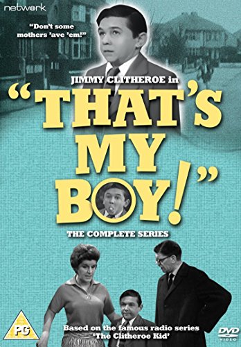 DVD cover for “That’s My Boy!” featuring young Jimmy Clitheroe.
