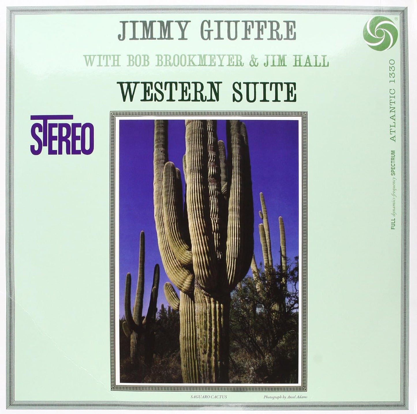 Vinyl cover featuring a large saguaro cactus against a deep blue sky.