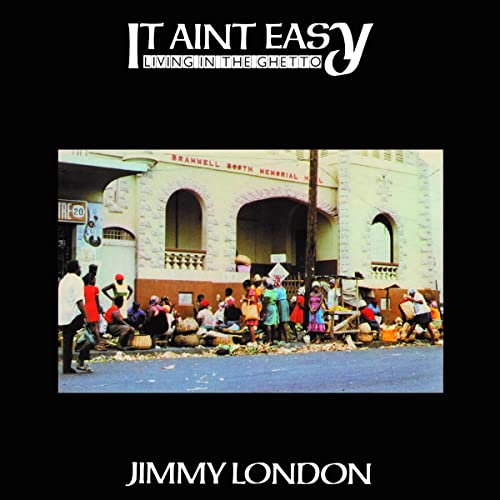 Vinyl album cover: street scene with people, text “It Ain’t Easy.”